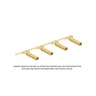 TERMINAL - FEMALE, SS1.0, GOLD PLATED, 0.5(20)