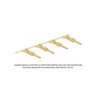 TERMINAL - MALE, APEX 2.8, GOLD PLATED, 1-2