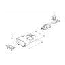 RECEPTACLE -4 CAVITY, Y2.8S, AFLE - 5665 - 001