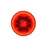 10 SERIES, LED, RED ROUND, 8 DIODE, LOW PROFILE, M/C LIGHT, POLYCARBONATE, 12V