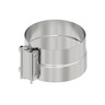 CLAMP - BAND, 5 INCH, POLISHED, STAINLESS STEEL