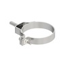 CLAMP ASSEMBLY - EXHAUST PIPE, 4 INCH, STAINLESS STEEL