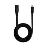 BRAIDED LIGHTNING QC3.0 CABLE, 3FT, BLAC