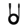 BRAIDED USB-C QC3.0 CABLE, 3FT, BLACK
