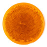 REFLECTOR, 3In. STICK ON, AMBER