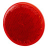 REFLECTOR, 3In. STICK ON, SEALED, RED