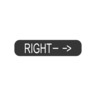 LABEL - SWITCH, RIGHT