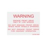 LABEL - DECAL T/CASE WARNING