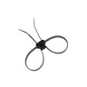 CABLE TIES - DUAL CLAMP BLACK 13IN