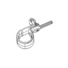 NYLON CABLE CLAMP HEAVY DUTY 3/4IN ID