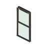 WINDOW - LEVEL-1,  20 INCH, CLEAR, TEMPERED