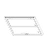 SASH ASSEMBLY - 73 IN, PUSH - OUT HORIZONTAL, CLEAR TEMPRER, RIGHT SIDE