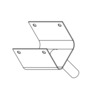 ANCHOR ASSEMBLY, STANCHION, DRIVER SIDE, ANGLED