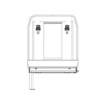 SEAT ASSEMBLY - 30 INCH, WALL MOUNT