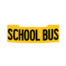 DECAL - SCHOOL BUS, LETTERING/WARNING LABEL SCHOOL BUS C2 FRONT
