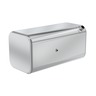 FUEL TANK - 50 GALLON, POLISHED, RIGHT HAND, RECTANGLE