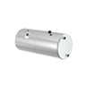 FUEL TANK ASSEMBLY - 25 INCH, 60/60, ALUMINUM, PLAIN, -160, END FITTING