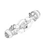 AXLE-FRONT DRIVE,MX23-160R