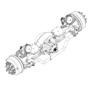 AXLE ASSEMBLY - FRONT, MX23 - 160R