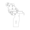 CROSS MEMBER ASSEMBLY - FRONT CLOSING, CST, 10 INCH RAIL