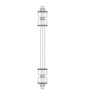 LINK ASSEMBLY - SWAY BAR, FLN, 128 WHT
