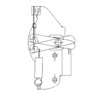 LATCH ASSEMBLY - BAGGAGE, P2, RIGHT HAND