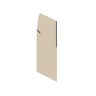 CURTAIN ASSEMBLY - SLEEPER, RIGHT HAND, P3, PARCHMENT