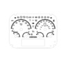 INSTRUMENT PANEL ASSEMBLY - 6G, MPH, TACHOMETER, TRAN, HY/AIR, DIE