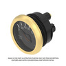GAUGE - TRACTOR APPLICATION, GOLD, PSI