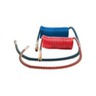 AIR BRAKE COIL - 15 FEET, RED AND BLUE WITH48 INCH LEAD
