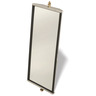 MIRROR - 7X16 INCH, BOX BACK WEST COAST, STAINLESS STEEL