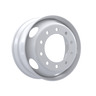 WHEEL - DISC, HUB PILOTED, STEEL, 19.50 X 7.50 INCH, 6.40 INCH OFFSET, GRAY, 5 HAND HOLES, 0.44 INCH DISC THICKNESS