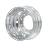 WHEEL - HUB PILOTED, ALUMINUM, 22.50 X 12.25 INCH, DURA BRIGHT, 0.56 INCH OUTSET, 10 HOLES