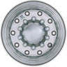 WHEEL - HUB PILOTED, ALUMINUM, 22.50X14.00 INCH, .00 OUT10M100