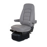SEAT - WIDE RIDE2, LO PRO SUSPENSION, HIGH GRAY, ULTRA LEATHER, RIGHT AND LIGHT ARM
