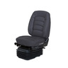 SEAT - WIDE RIDE II, LOW PROFILE, MID BACK, NO ARM, ULTRA LEATHER, BLACK