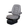 SEAT - WIDE RIDE II, LOPRO MID BACK ULTRA LEATHER, ARM