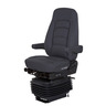 SEAT ASSEMBLY - COMPLETE, WIDE RIDE II HIPRO HIGH BACK ULTRA LEATHER RIGHT & LEFT ARM BSC