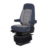SEAT - WIDE RIDE II, HIGH PROFILE, HIGH BLUE/GRAY, ULTRA LEATHER, RIGHT & LEFT ARM