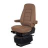 SEAT - WIDE RIDE, HIGH PROFILE, HI BACK, RIGHT AND LEFT ARM, ULTRA LEATHER, TAN