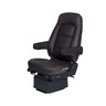 SEAT - WIDE RIDE CORE, LO PRO, HIGH BACK,2 ARM, ULTRA LEATHER, BLACK