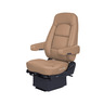 SEAT - WIDE RIDE, CORE, LOW PROFILE, HIGH BACK,2 ARM, ULTRA LEATHER, TAN