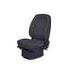 SEAT - WIDE RIDE CORE, LO PRO, MID BACK, ARM, ULTRA LEATHER, BLACK