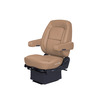 SEAT - WIDE RIDE, CORE, LOW PROFILE, MID BACK,2 ARM, ULTRA LEATHER, TAN