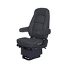 SEAT - WIDE RIDE CORE, HI PRO, HIGH BACK,2 ARM, ULTRA LEATHER BLACK
