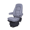 SEAT - WIDE RIDE CORE, HI PRO, HIGH BACK,2 ARM, ULTRA LEATHER GRAY
