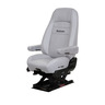 SEAT - PR910 II, HIGH GRAY, ULTRA LEATHER, RIGHT & LEFT ARM