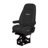 SEAT ASSEMBLY - COMPLETE, HIGH BACK BLACK ULTRA LEATHER