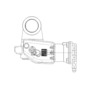 VALVE AND ACTUATOR ASSEMBLY EGR BUTTERFLY S60