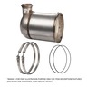 KIT OXIDATION CATALYTIC CONVERTOR, DOC AND CLAMP, ATD